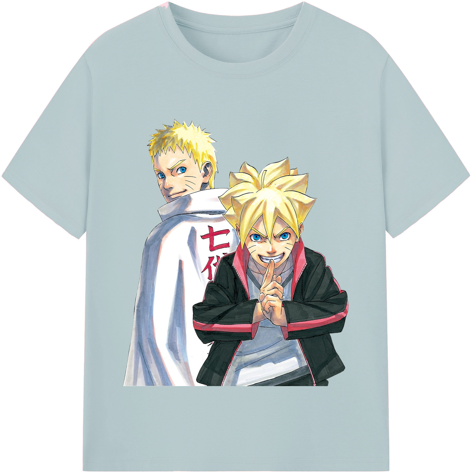 （画像用） NARUTO -ナルト- うずまき ボルト Uzumaki Boruto 綿100％半袖Tシャツ（フロントプリント）